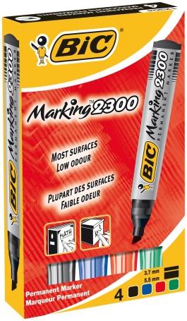 772128  820922 Merkepenn BIC Marking 2300 assortert (4) 